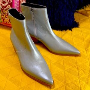 Gray/silver Ankle Boots from Daffys ( closed down)